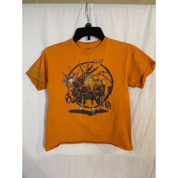 Alaska moose boys medium tshirt - Picture 1 of 4